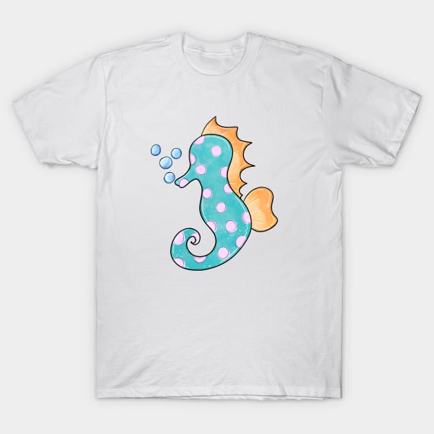 Seahorse T-Shirt by ithacaplus